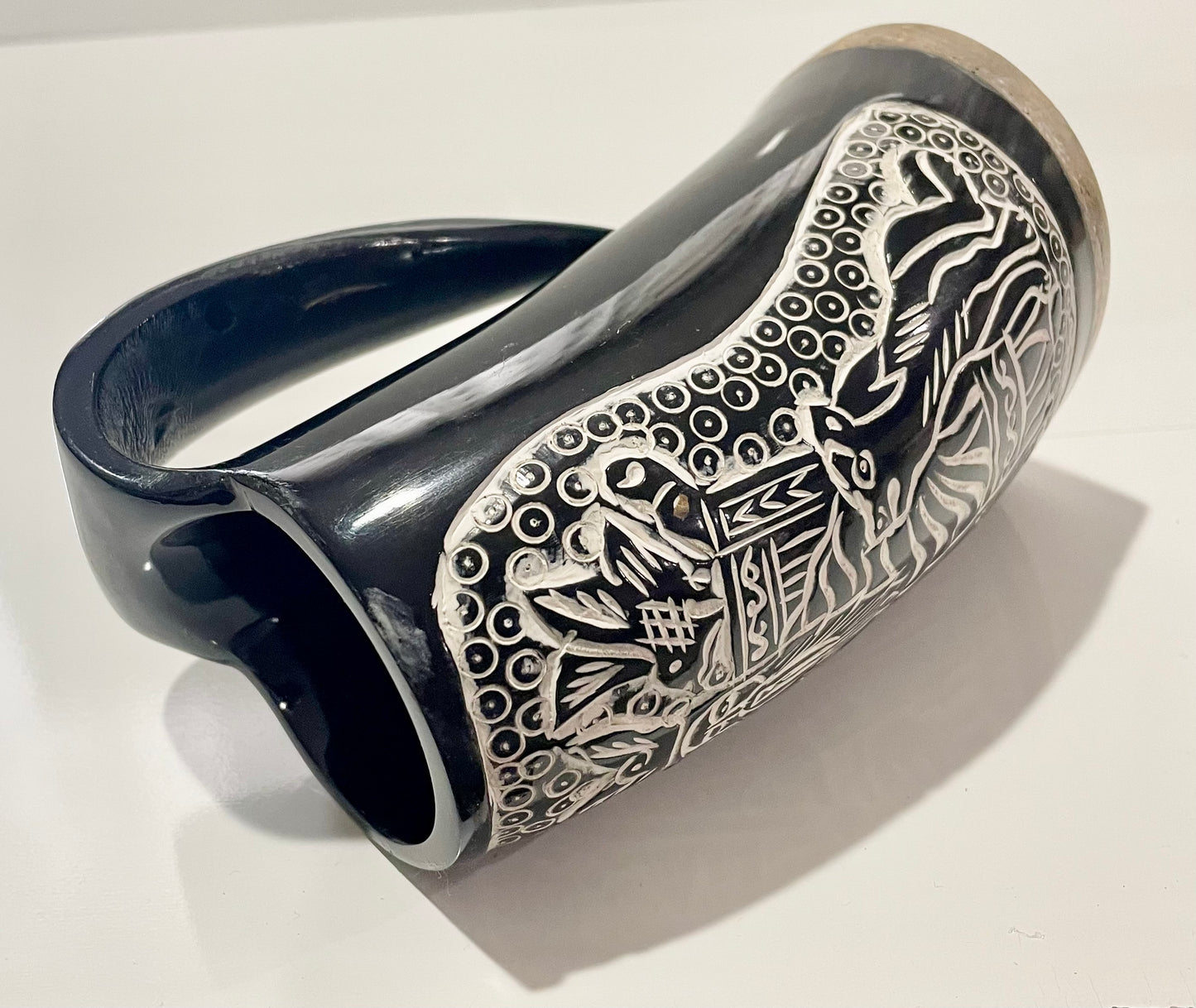 Nordic Viking Buffalo Horn Mugs