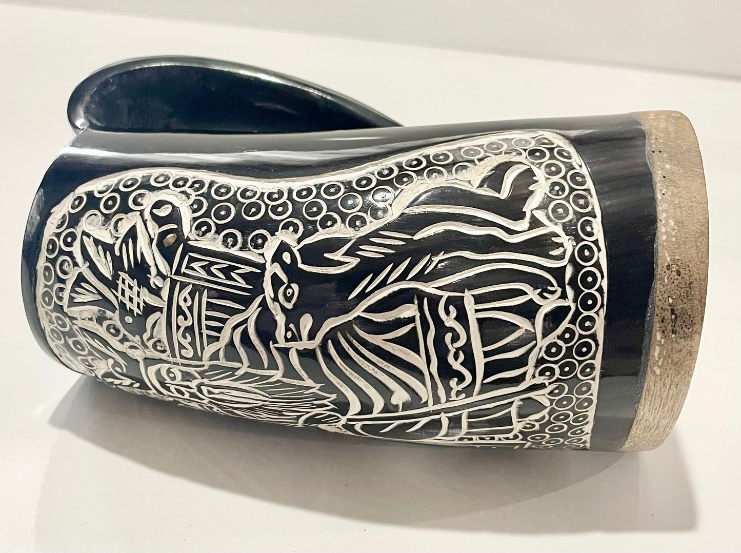 Nordic Viking Buffalo Horn Mugs