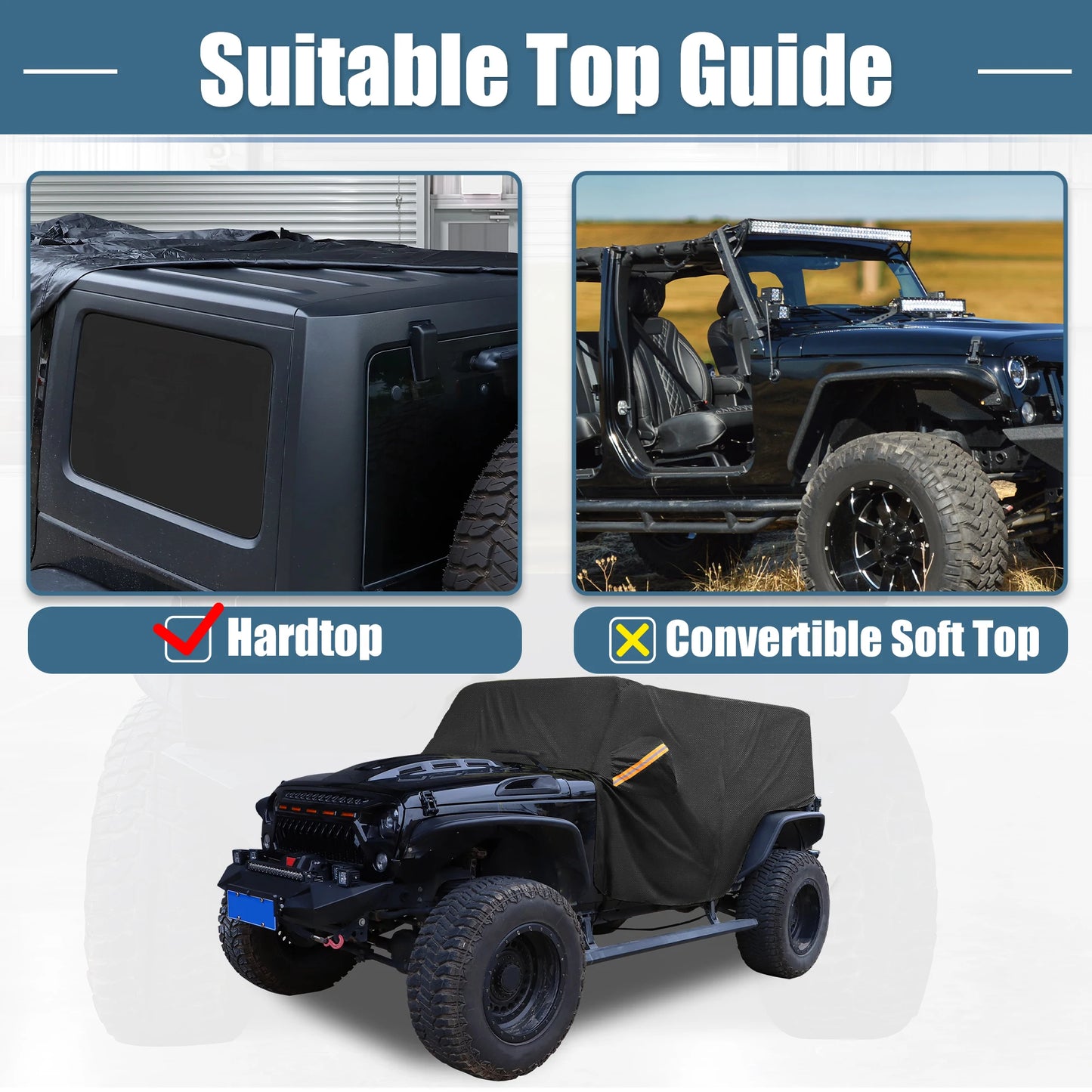 Car Body Cover for Jeep Wrangler