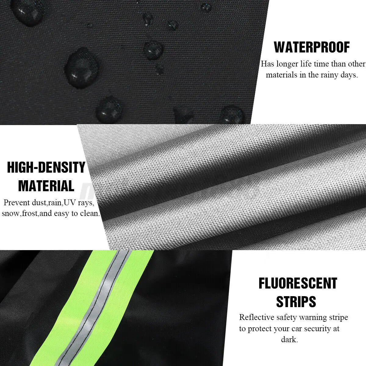 Car Covers Outdoor Waterproof Sun Rain Snow Protection